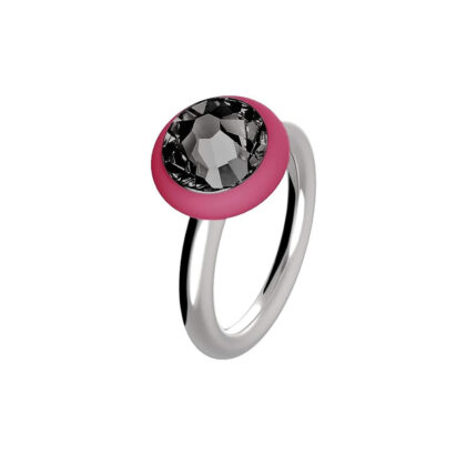 Hip Hop Anello Donna Gioielli Happy Loops Misura 12 Trendy cod. HJ0147