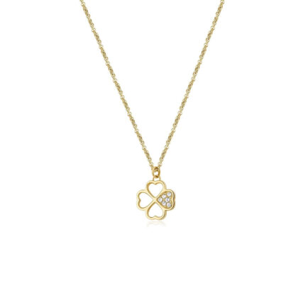 Brosway Collana Donna Con Simbolo Quadrifoglio | Collezione Chakra - BHKN092